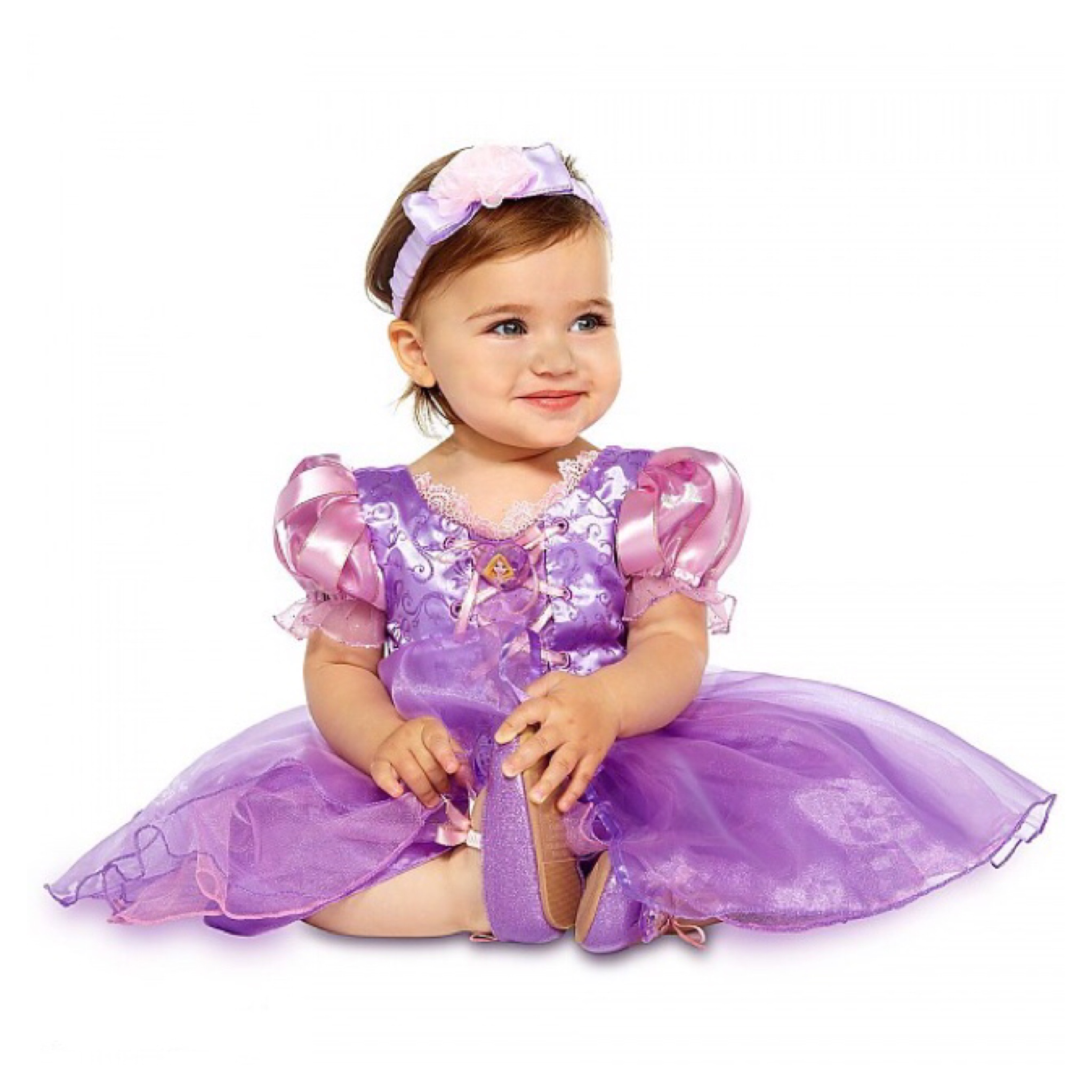 ชุดเจ้าหญิงราพันเซลสำหรับเบบี๋ Disney รุ่น Deluxe Costume for Baby - Rapunzel