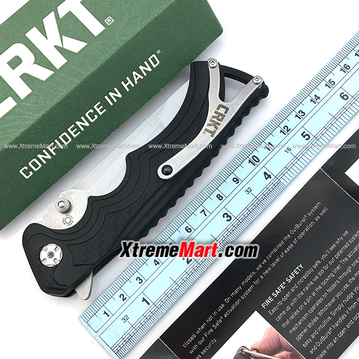 มีดพับ CRKT รุ่น 5225 Stonewash Plain Blade Folding Pocket Knife (เล่มละ)