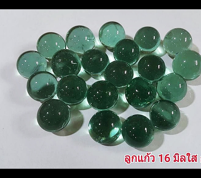 ลูกแก้วใส (กระสอบ) (ขนาด16มิลลิเมตร) (ขายปลีก ขายส่ง) (จำนวนเยอะหลักร้อยถึงหลักพันลูก)
