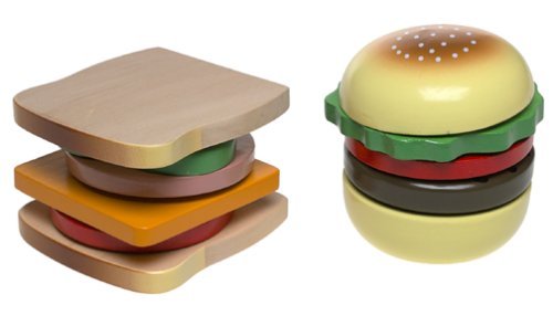 ชุดทำแซนวิชจากไม้ปลอดสารพิษ Melissa & Doug Sandwich Making Set