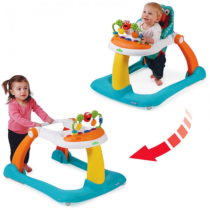 รถหัดเดินยอดนิยม Kolcraft Sesame Street Elmo 2-in-1 Activity Walker