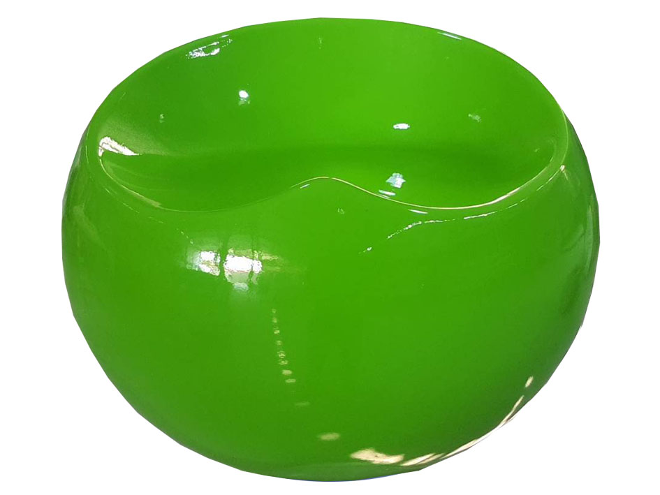 เก้าอี้ไฟเบอร์กลาส ทรงแอปเปิ้ล เก้าอี้ทรงกลม fiberglass chair