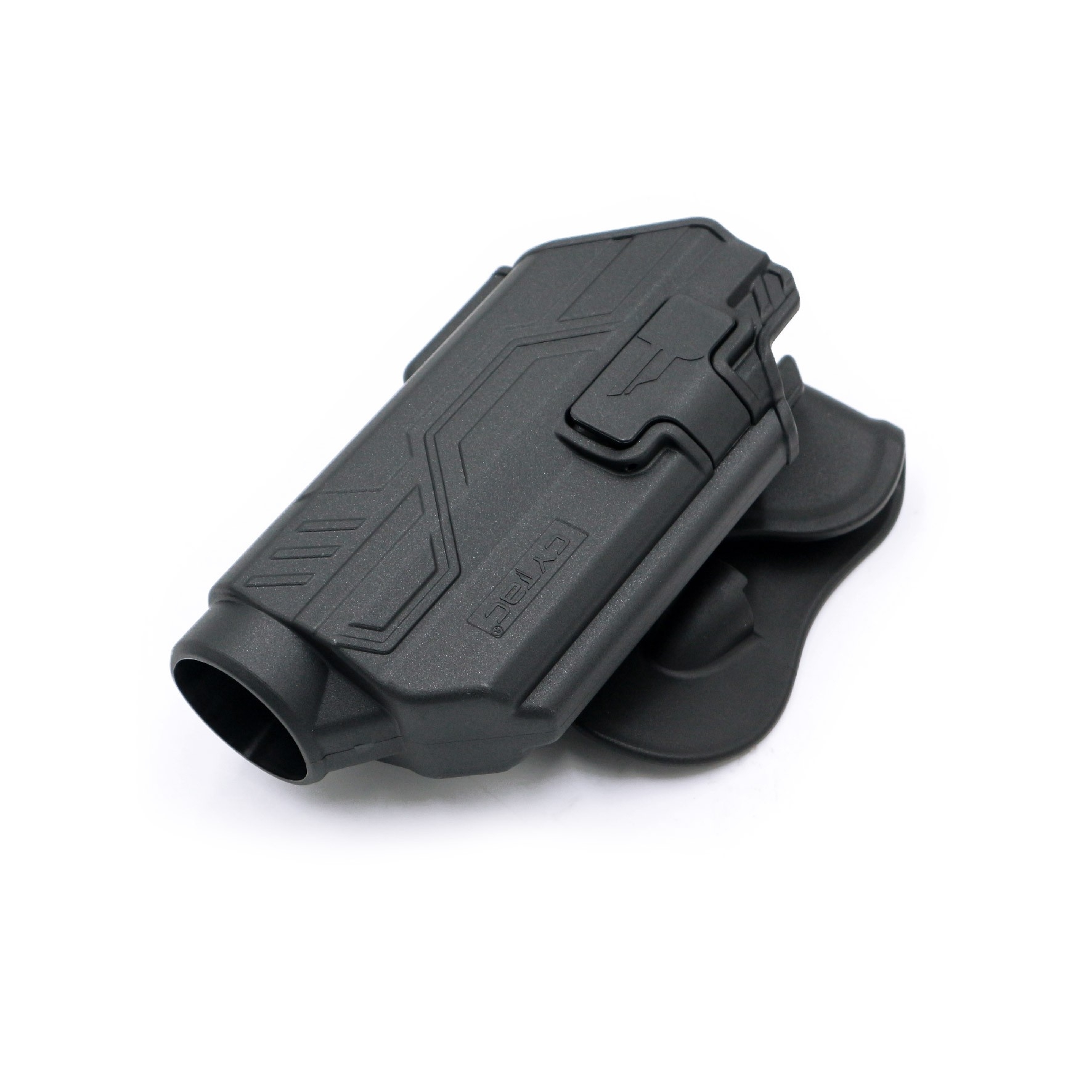 CYTAC thailand ซองพกนอก GLOCK 19 ติดไฟฉาย สามารถใช้กับไฟฉายหลายชนิด (ปลดล็อคนิ้วชี้)