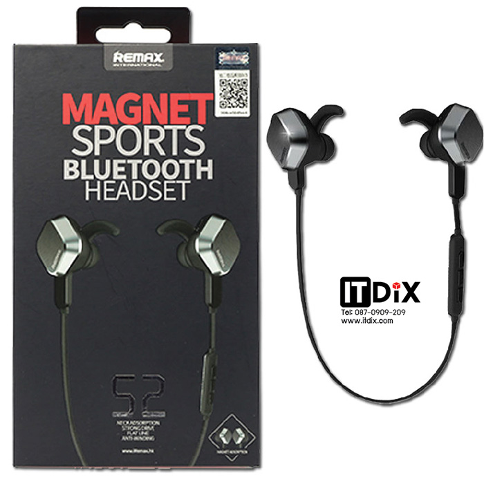 หูฟังบลูทูธ Remax RM-S2 Magnet Sports Bluetooth Headset