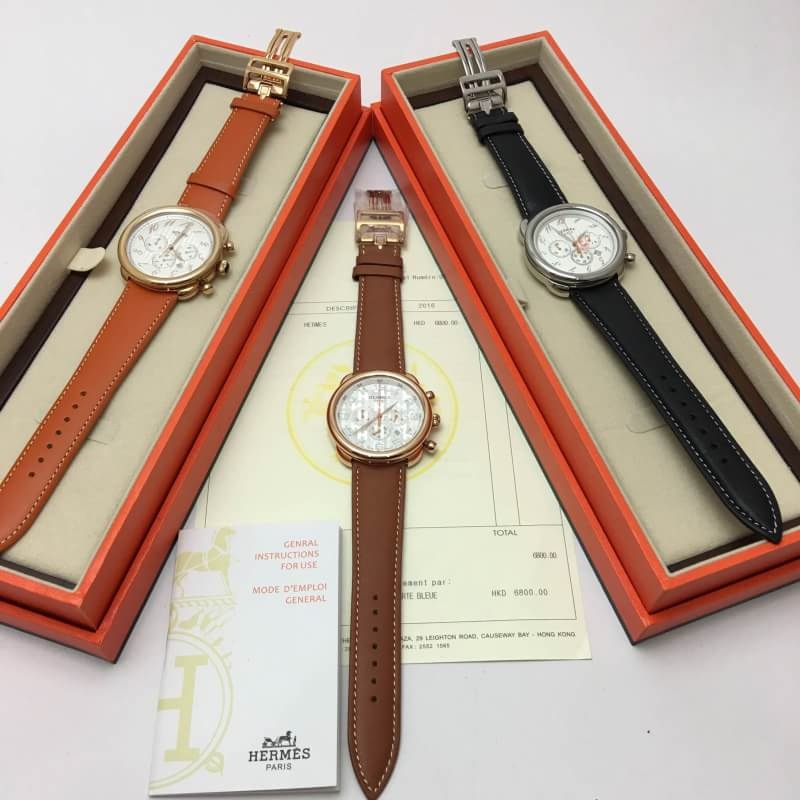 นาฬิกา hm men watch ผู้ชาย สายหนัง