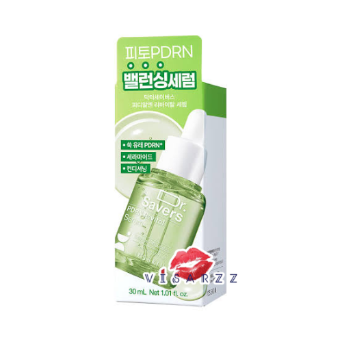 (สีเขียว) t’s Skin Dr. Savers PDRN Balancing Serum อิทส์สกิน ด็อกเตอร์ เซฟเวอร์ส เซรั่ม 30 mLลดสิวอุดตัน ควบคุมความมัน พร้อมกระชับรูขุมขน เหมาะสำหรับ ผิวมัน รูขุมขนกว้าง หรือมีปัญหาผิวไม่สมดุล