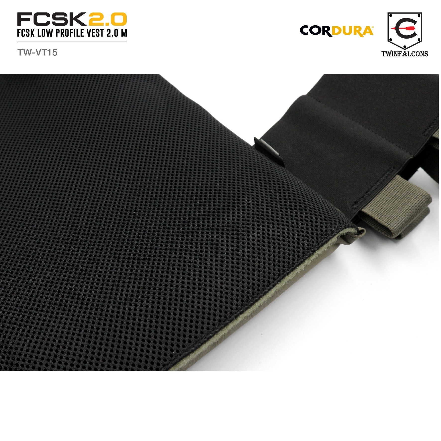 เสื้อเกราะ FCSK 2.0 Plate Carrier ( Twinfalcons ) [ TW-VT15 ] (K2600)