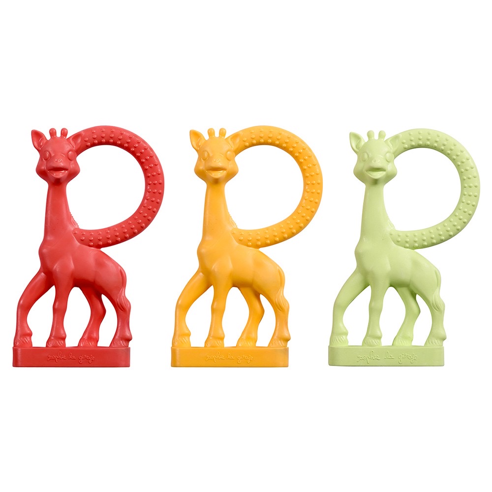 ยางกัดยีราฟโซฟีกลิ่นวานิลลา Sophie la Girafe "Fresh Touch" Vanilla Teething Ring (Red)