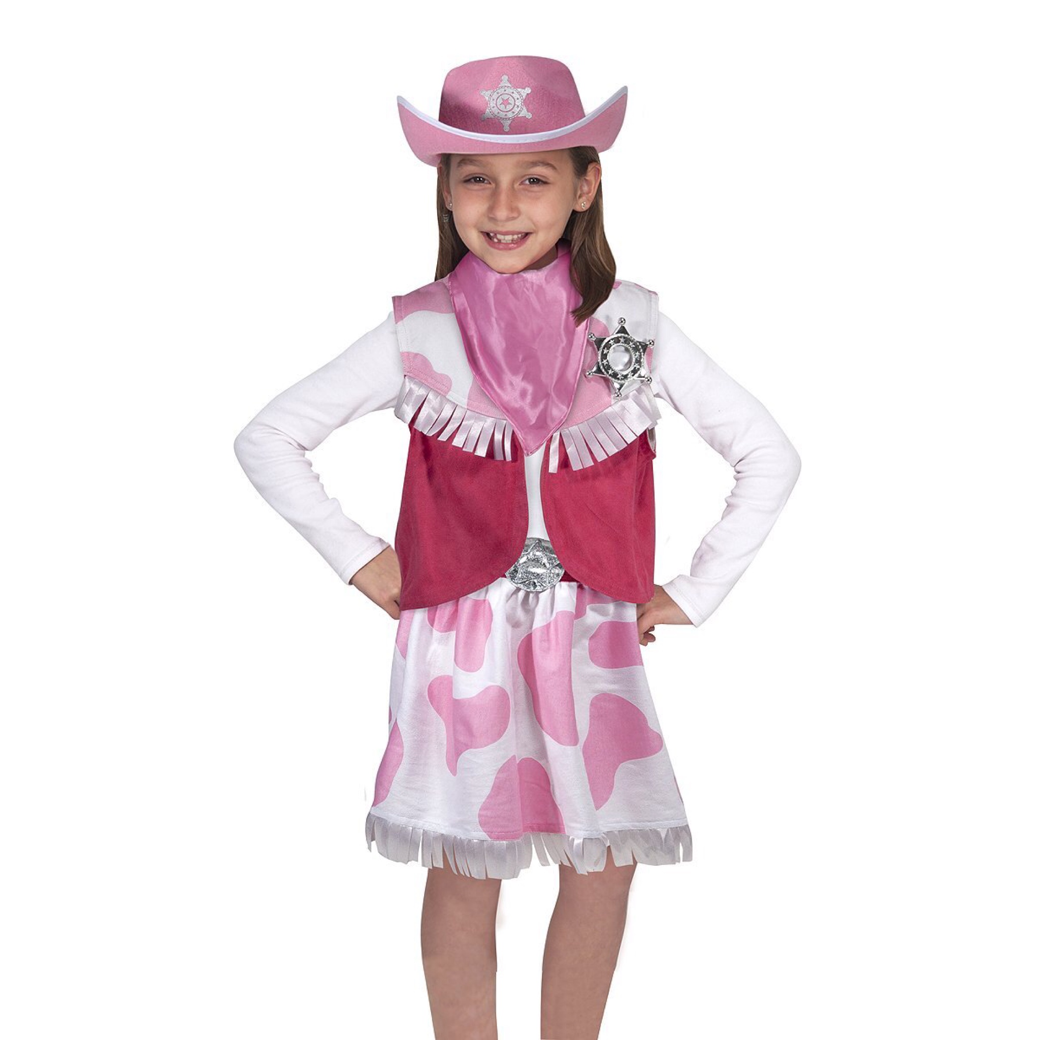 ชุดแฟนซีคอสตูมพร้อมอุปกรณ์สุดน่ารัก Melissa & Doug Cowgirl Role Play Costume Set