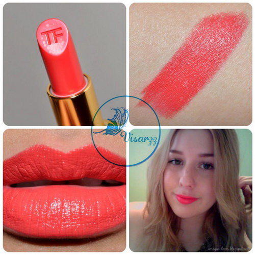 (Mfg06/58) Tom Ford Lip Color 3 g # 09 True Coral ลิปสติกที่หรูหรา และคุณภาพสูงสุดๆ ไม่ว่าก่อนทาปากจะเยินแค่ไหน ก็ไม่ลอก ไม่เป็นคราบ
