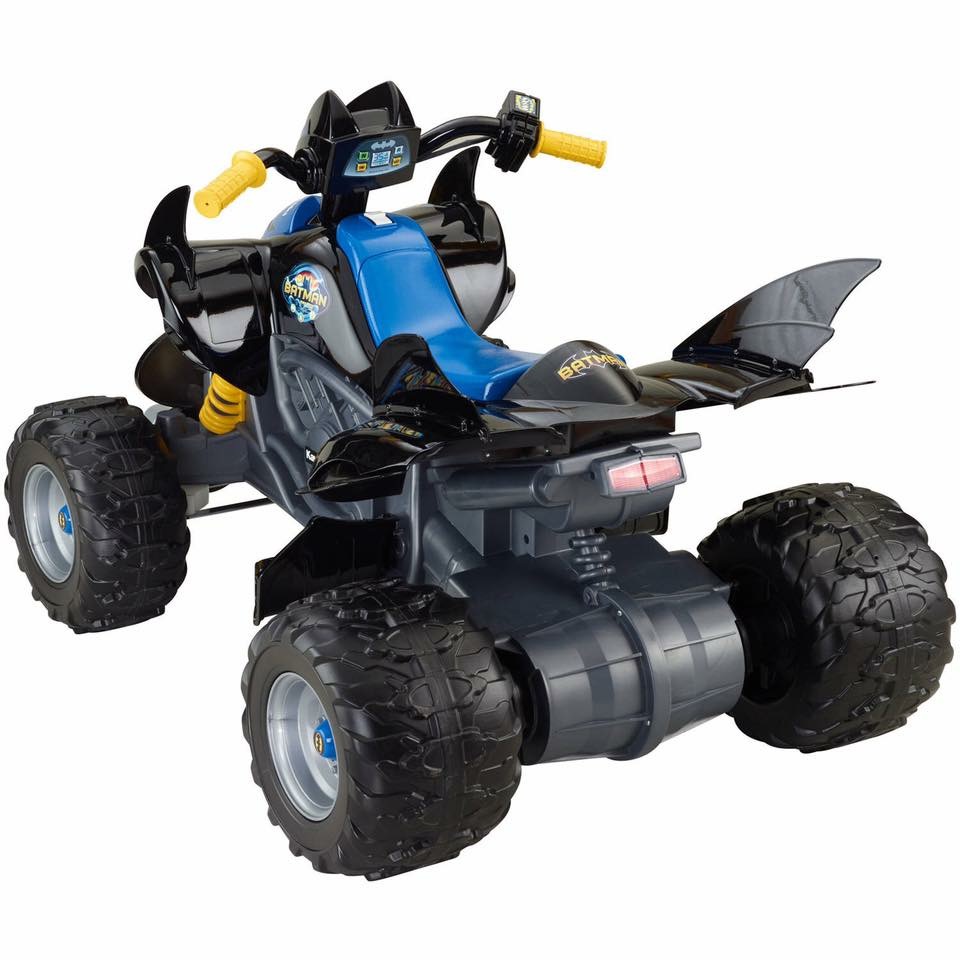 รถแบทแมน ATV แบตเตอรี่ Fisher-Price Power Wheels Kawasaki Batman 12V
