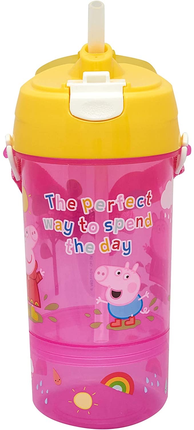 กระติกน้ำพร้อมกล่องบรรจุของว่าง DNC Polar Bear Peppa Pig "The Perfect Way to Spend the Day" Sip and Snack Canteen