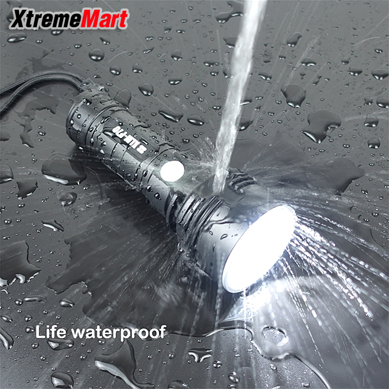 ชุดเซตไฟฉาย LED High Power XLM-P70 50W 3โหมด USB ชาร์จ พร้อมแบตเตอรี่ 26650 x 1ก้อน (ชุดละ)