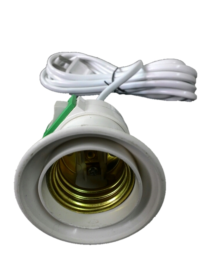 ขั้วใส่หลอดไฟแบบเกลียวพร้อมสายไฟ