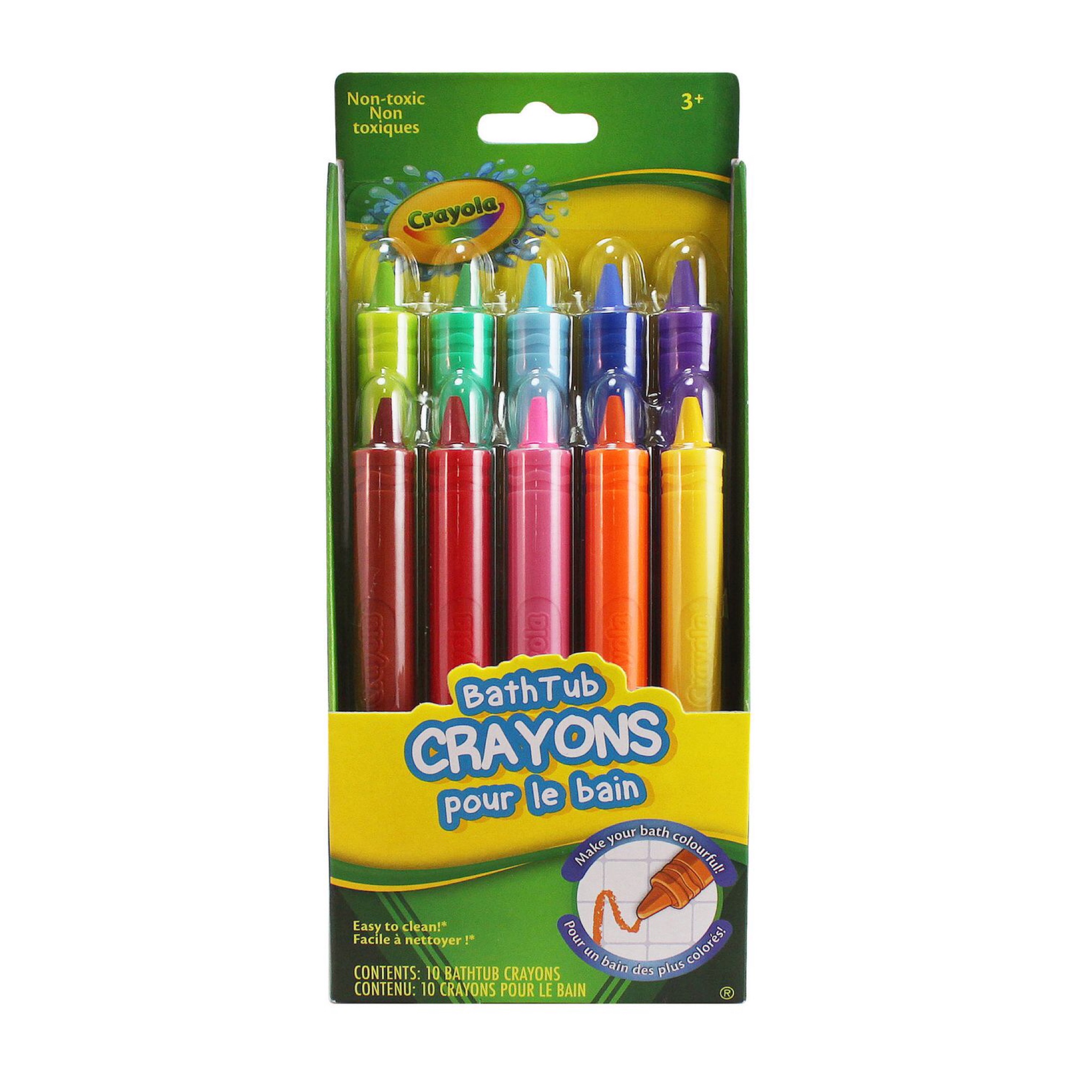 สีเทียนปลอดสารพิษสำหรับเวลาอาบน้ำ Crayola Bathtub Crayons