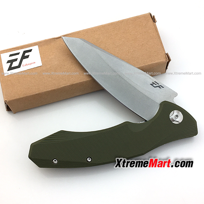 มีดพับ Eafengrow EF228 ด้ามเขียว D2 Blade Pocket Knives G10 Handle (ด้ามเขียว)