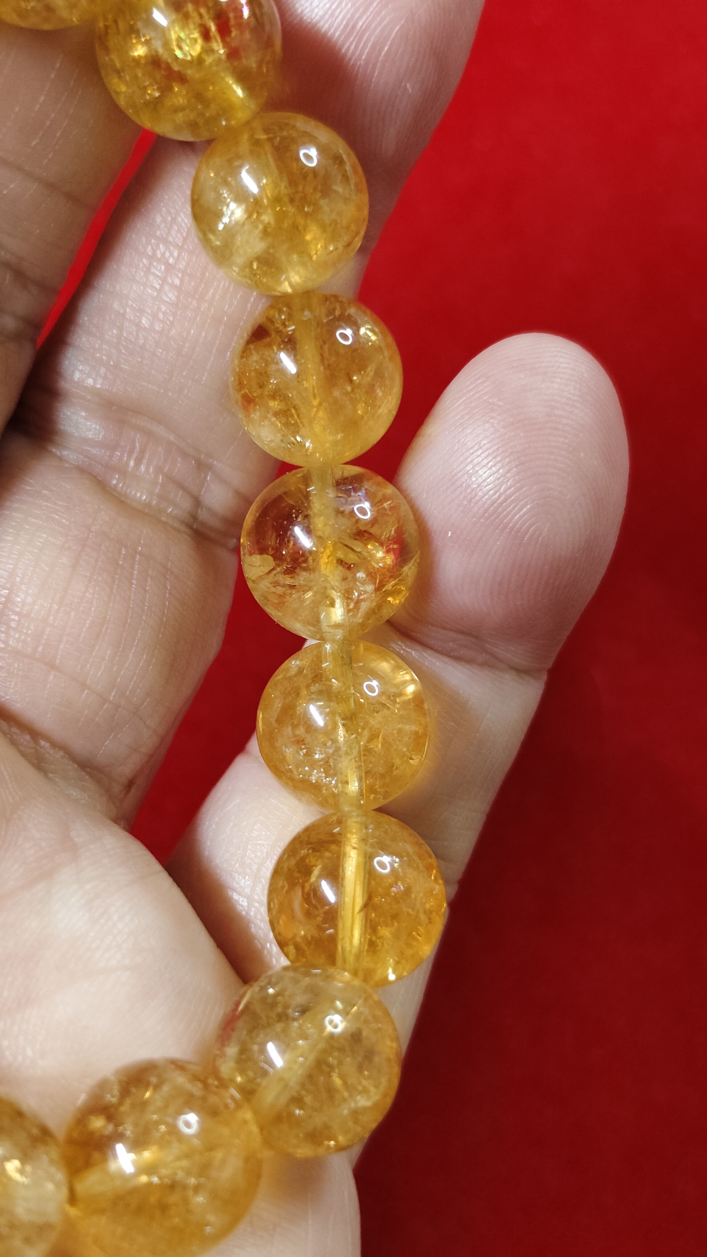 #ข้อมือหินซิทรินรหัสbh-0031