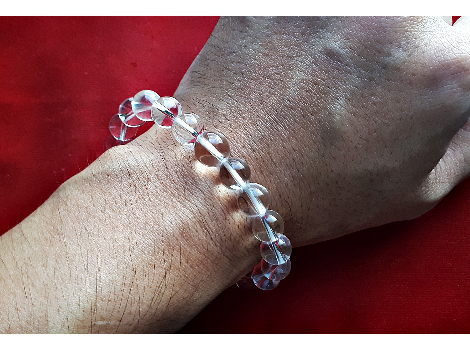 สร้อยข้อมือ แก้วเจียจุยแท้ (นำเข้าพิธี ปี2563)