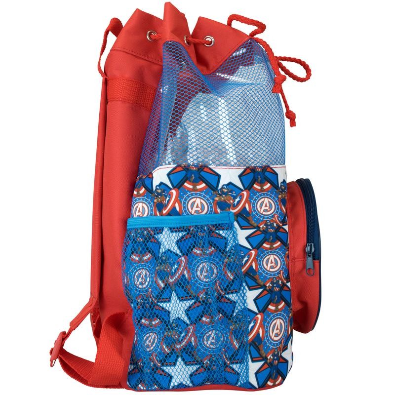 กระเป๋าสะพายเป้กันน้ำ Character UK Captain America Swim Bags for Kids