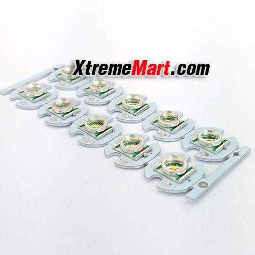 หลอดแสงเหลือง Cree XR-E Q5 3000K Warm White 3W LED Light Emitter mounted on 16mm PCB (หลอดละ)