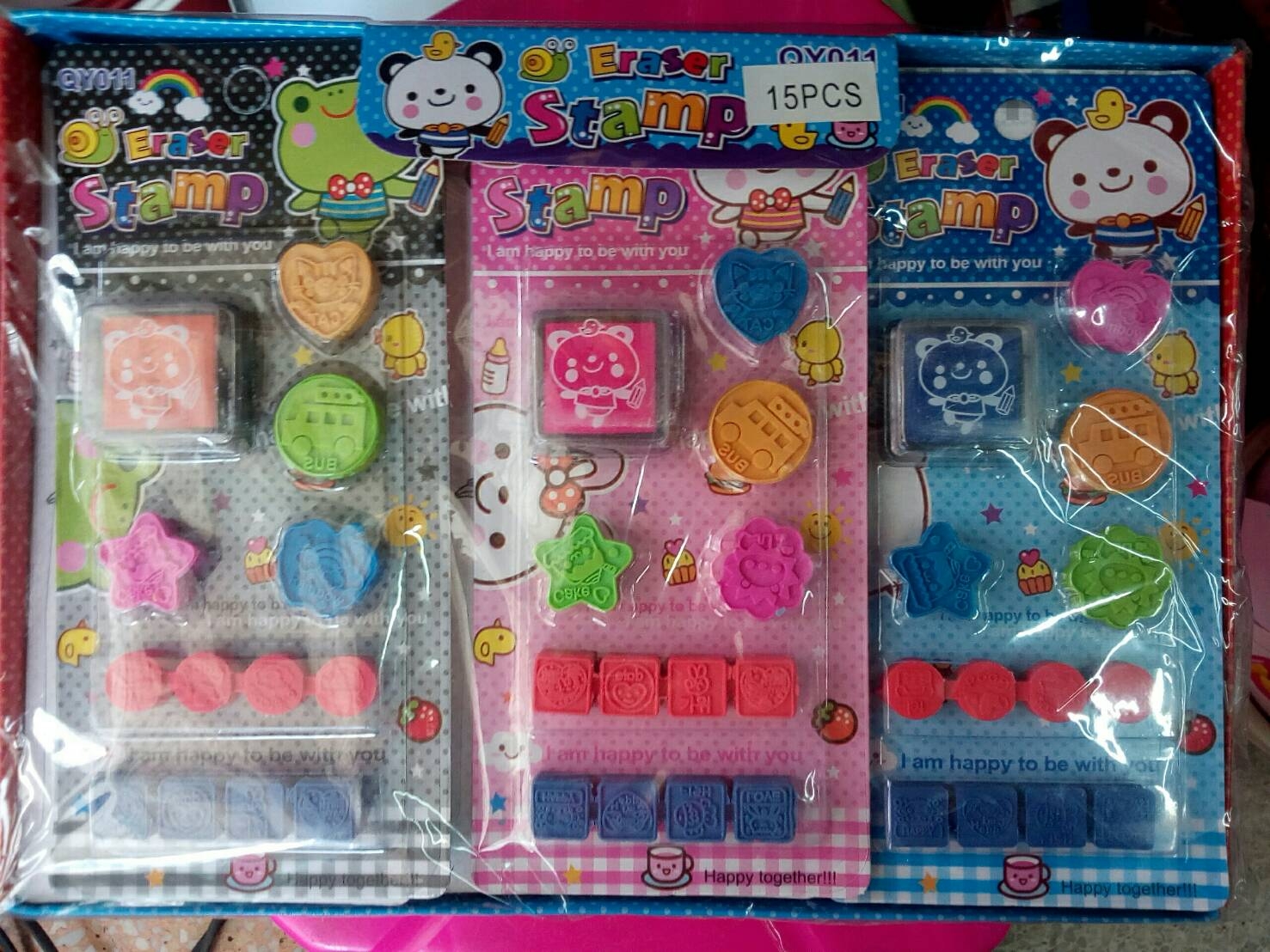 P04635 ตัวปั๊ม เกาหลี น่ารัก ราคาส่งต่อ 1 กล่อง: 15 ชุด (ขายส่งทุกอย่าง 20 บาท)