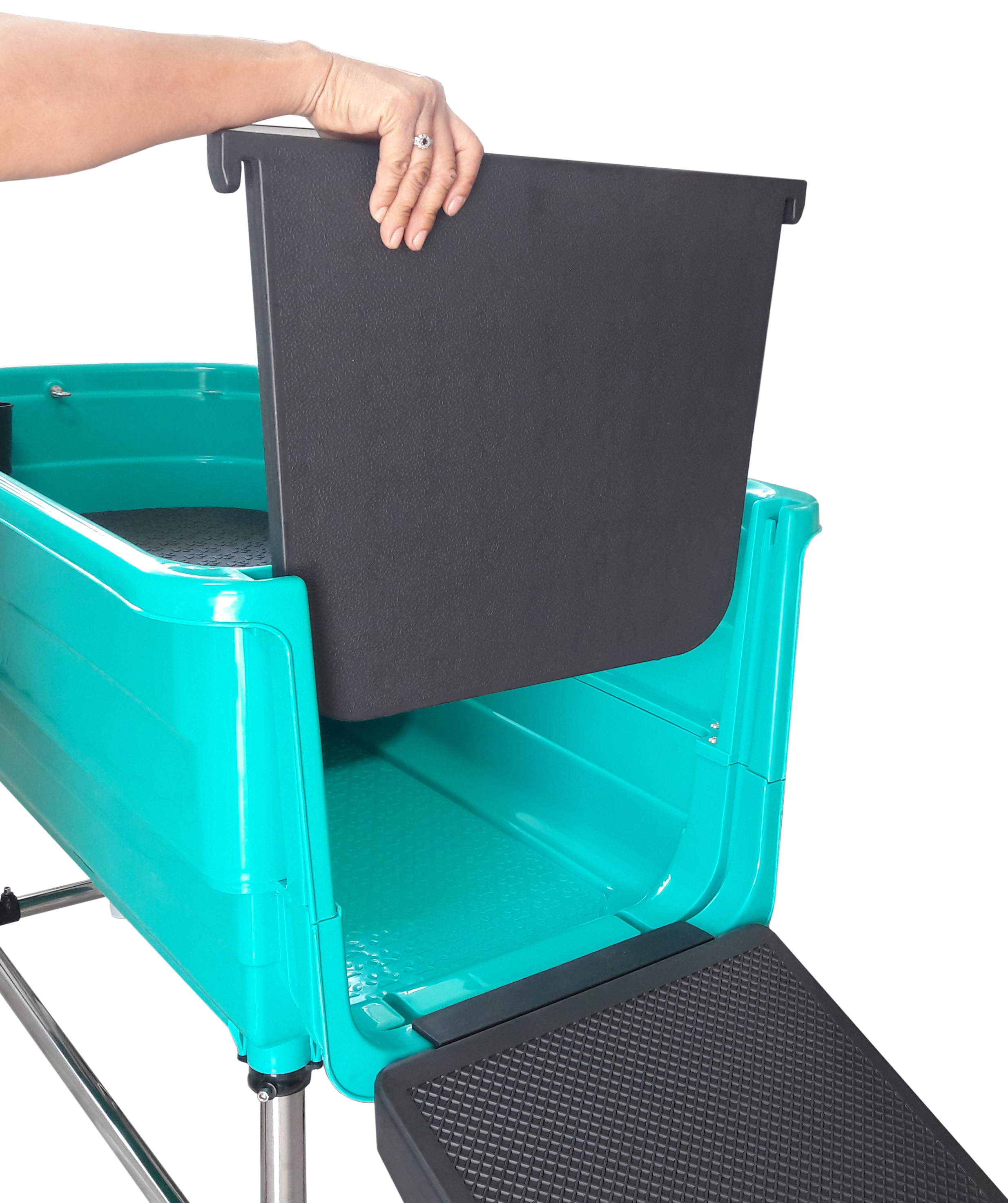 อ่างพลาสติก ABS เกรด A ขาสแตนเลส ญี่ปุ่น