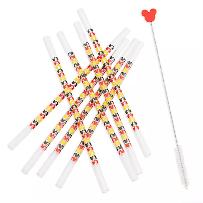 หลอดดื่มน้ำรักษ์โลก Disney Eats Mickey Mouse Reusable Straw Set