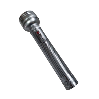 ไฟฉายโบราณกระบอกเหล็ก ไฟฉายวินเทจด้ามยาว ไฟฉายด้ามโลหะ