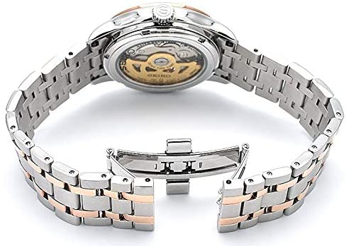 Karnvera Shop นาฬิกาข้อมือผู้ชาย Seiko Presage SSA412J1 Men's Steel Pink Watch