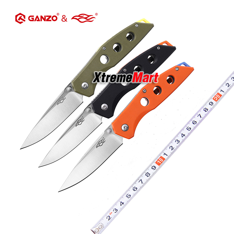 มีดพับ Ganzo FB7621-BK Stainless steel Folding Knives (ด้ามสีดำ)