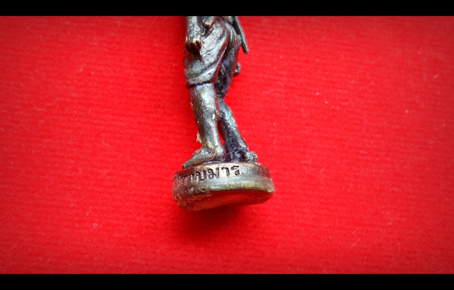 หุ่นพยนต์ "ขุนศึกพรหมมหาราชปราบมาร" ปกป้องกันภัย (ขนาดพกพา 4ซม ใต้ฐานบรรจุมวลสาร) ปี2559 #รับประกันแท้ - หลวงพ่อหนุน วัดพุทธโมกข์