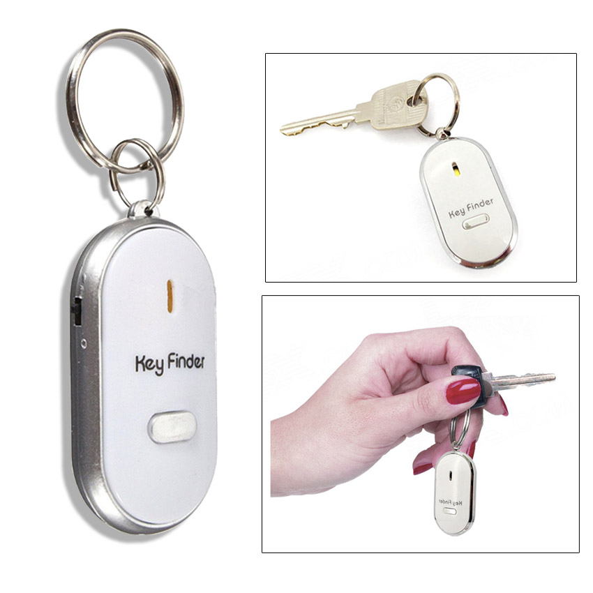 Elit พวงกุญแจกันหาย กันลืม ระบบผิวปาก พร้อมไฟ LED Key Finder