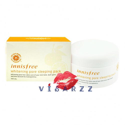 (ขายส่ง 505.-) Innisfree Whitening Pore Sleeping Pack 100mL มาส์กข้ามคืนที่ช่วยแก้ปัญหารูขุมขนกว้าง ช่วยปรับสีผิว ลดจุดด่างดำ