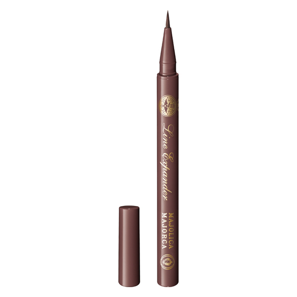 (สีน้ำตาลอ่อน #BR713) Majolica Majorca Line Expander Liquid Eyeliner #BR713 อายไลเนอร์เนื้อเจลกันน้ำ มอบเส้นคม สีชัดสยบทุกสายตา ติดทนเนิ่นนาน ไม่เลอะเลือนในระหว่างวัน