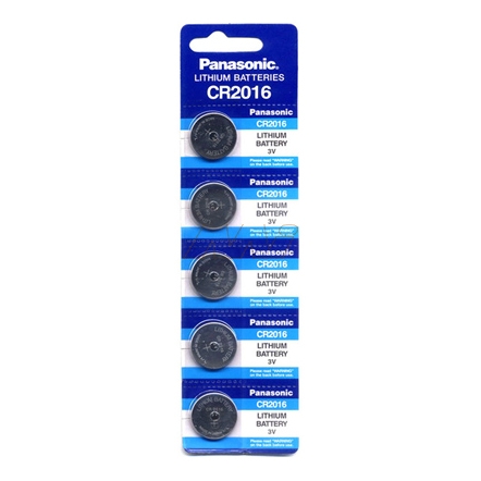 ถ่านกระดุม Panasonic รุ่น CR2016 3V Lithium Button Cell Battery ของแท้ (ก้อนละ)