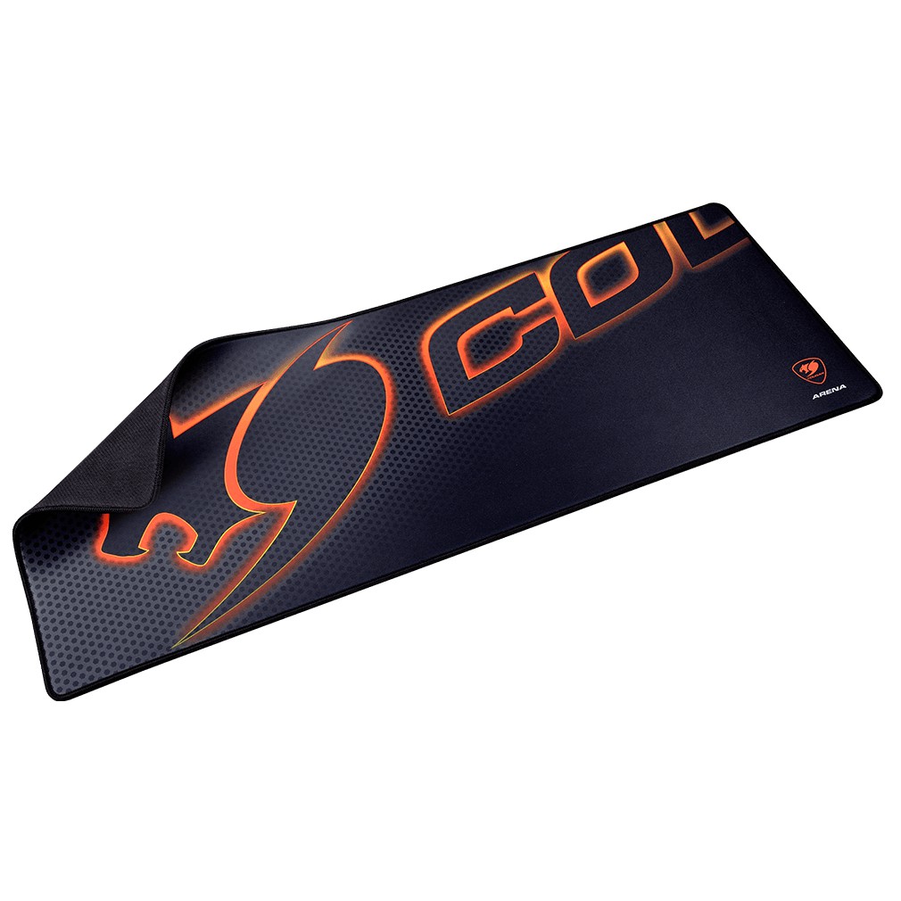 แผ่นรองเมาส์เกมมิ่ง Cougar Arena, Cougar Arena Black Gaming Mouse Pad Extra-Large 800x300x5mm