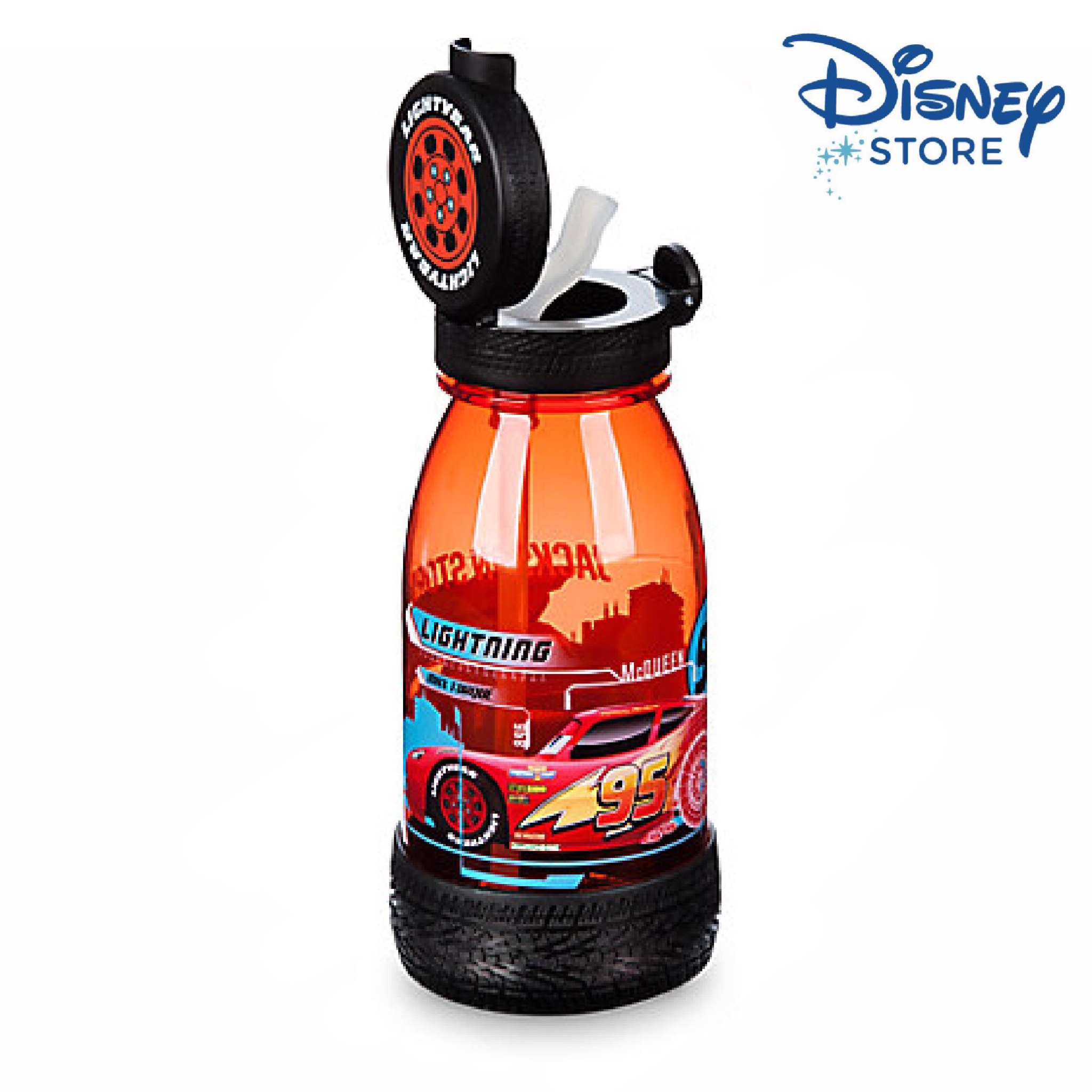 กระติกน้ำดีไซน์สุดพิเศษสำหรับเด็ก Disney Drink Bottle with Straw (Cars 3)