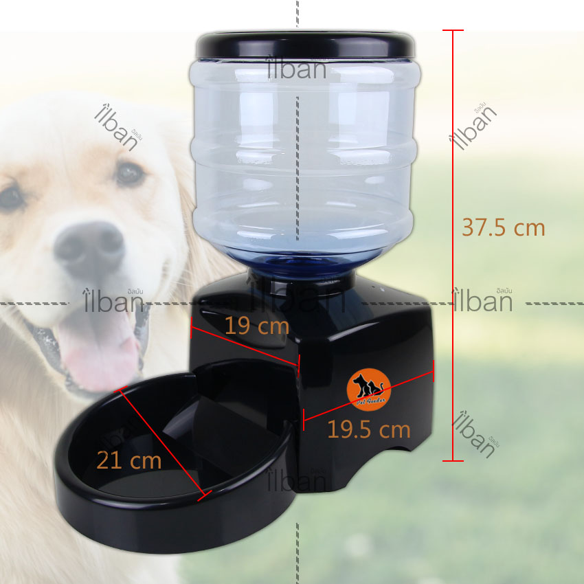 Elit ที่ให้อาหารสุนัข แมว แบบอัตโนมัติ ตั้งเวลาได้ ขนาดบรรจุ 5.5 ลิตร Digital Pet feeder