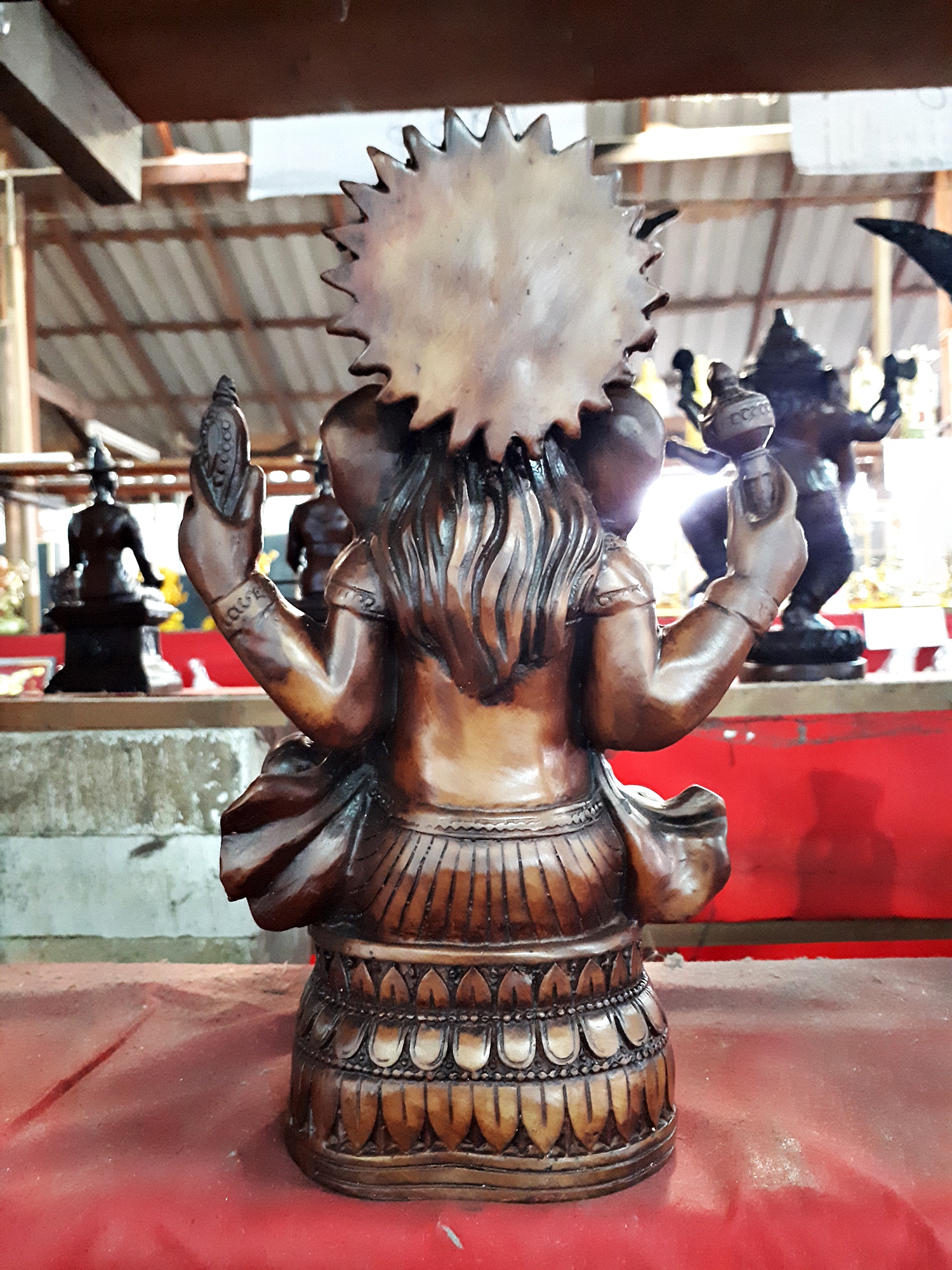 พระพิฆเนศ เนื้อเรซิ่น ปาง ปัญญา ขนาด