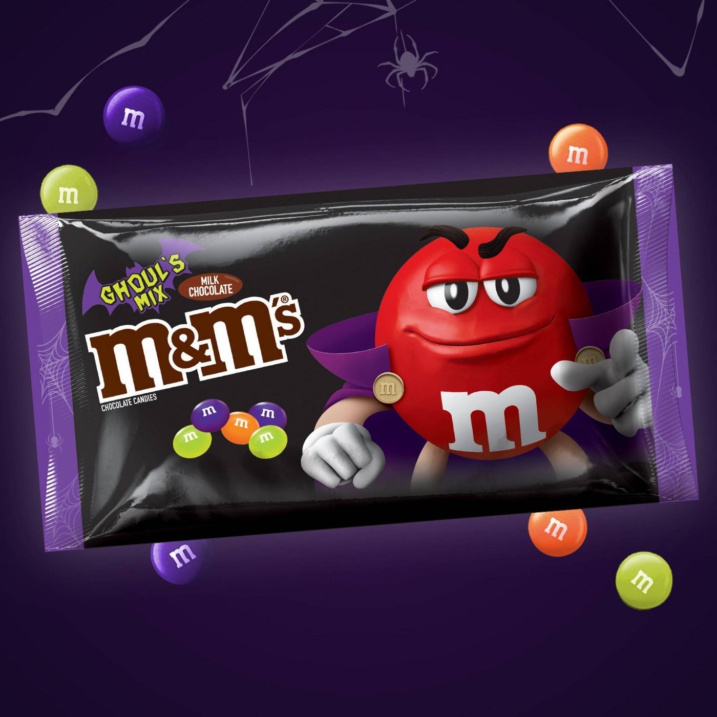 ขนมช็อกโกแลตฮาโลวีน M&M's Halloween Chocolate Candies - GHOUL'S MIX Milk Chocolate