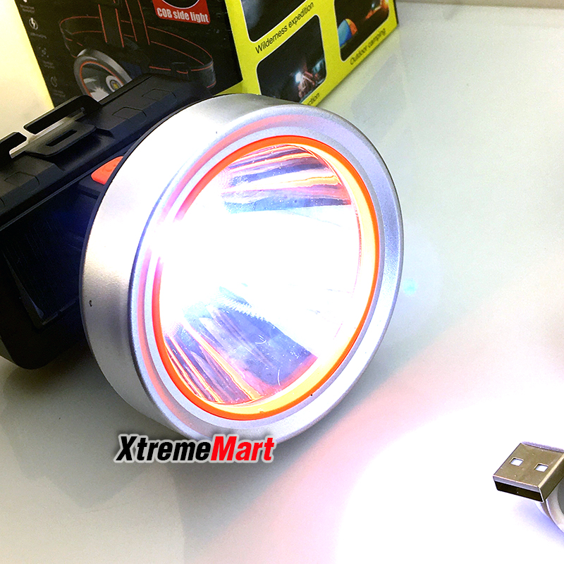 ไฟฉายคาดหัว Black-Tank LY-T98 หลอด LED แสงพุ่ง แรงไกล Rechargable HeadLamp