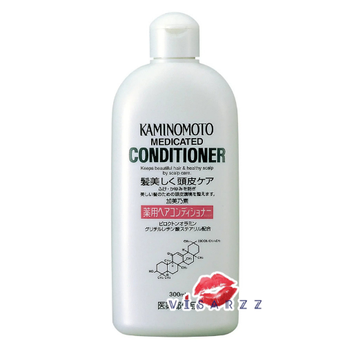 (ครีมนวด) Kaminomoto Medicated Conditioner 300mL ครีมนวดผมยา ใช้คู่กับแชมพู มีช่วยขจัดรังแค ยับยั้งอาการคันของหนังศีรษะ และป้องกันการก่อตัวของเชื้อโรค ช่วยลดปัญหาผมหลุดร่วง