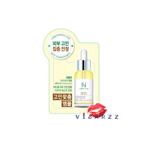 (Tester 1.5mL) Coreana Ample N Acne Shot Ampoule เซรั่มปราบสิว ช่วยลดอาการอักเสบ คืนความยืดหยุ่นผิว