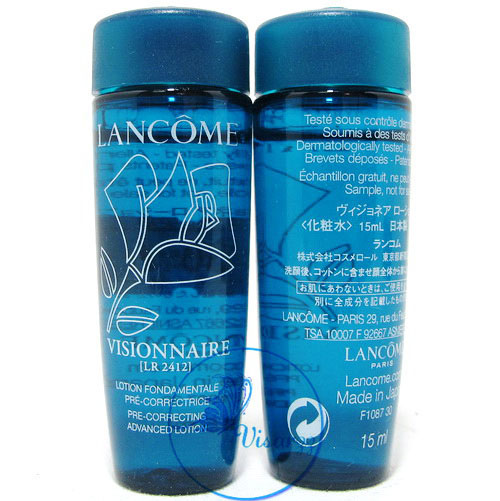 (Tester) Lancome Visionnaire [LR 2412] Pre-Correcting Advanced Lotion 15 mL ช่วยแก้ปัญหารูขุมขน ลดริ้วรอยและปรับสภาพผิว เผยผิวนุ่ม เรียบ ขาวใส