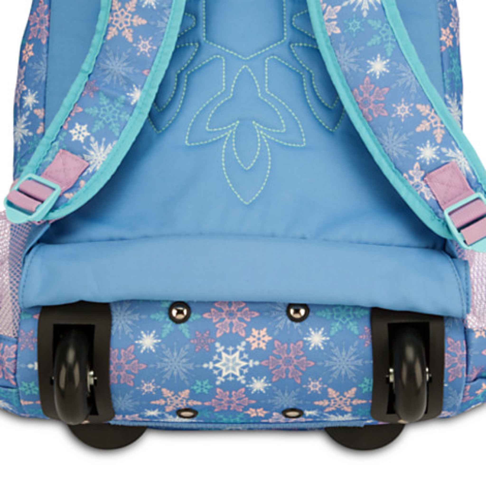 กระเป๋าสะพายพร้อมมือจับและล้อลาก Disney Frozen Anna & Elsa Rolling Backpack (Blue)
