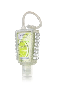 Bath & Body Works Pocketbac Holder - Silver Rhinestones **ไม่รวม hand gel**