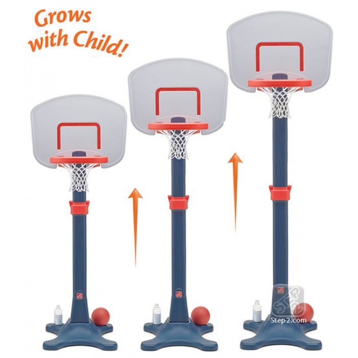 ชุดอุปกรณ์กีฬาบาสเก็ตบอลครบเซ็ท Step2 Shootin' Hoops Junior Basketball Set
