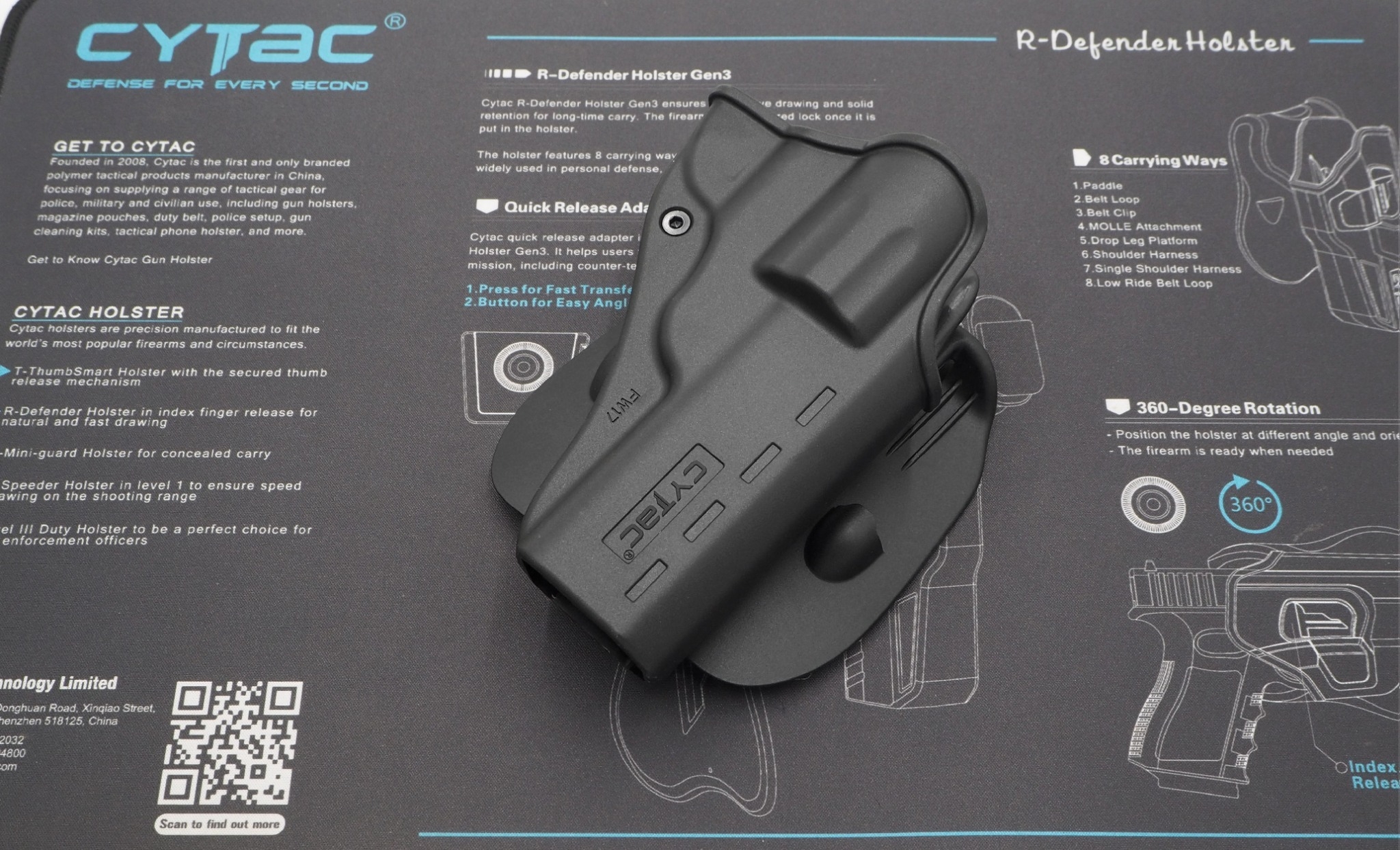 CYTAC thailand ซองพกนอกลูกโม่ 4" นิ้ว