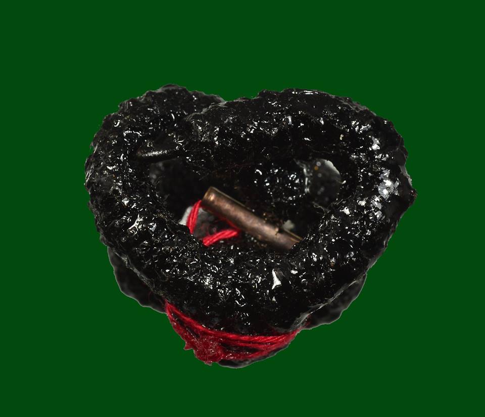 หุ่นพยนต์ หลวงพ่อเขียว(พ่อท่านเขียว หลวงตาเขียว) วัดห้วยเงาะ ปี2558