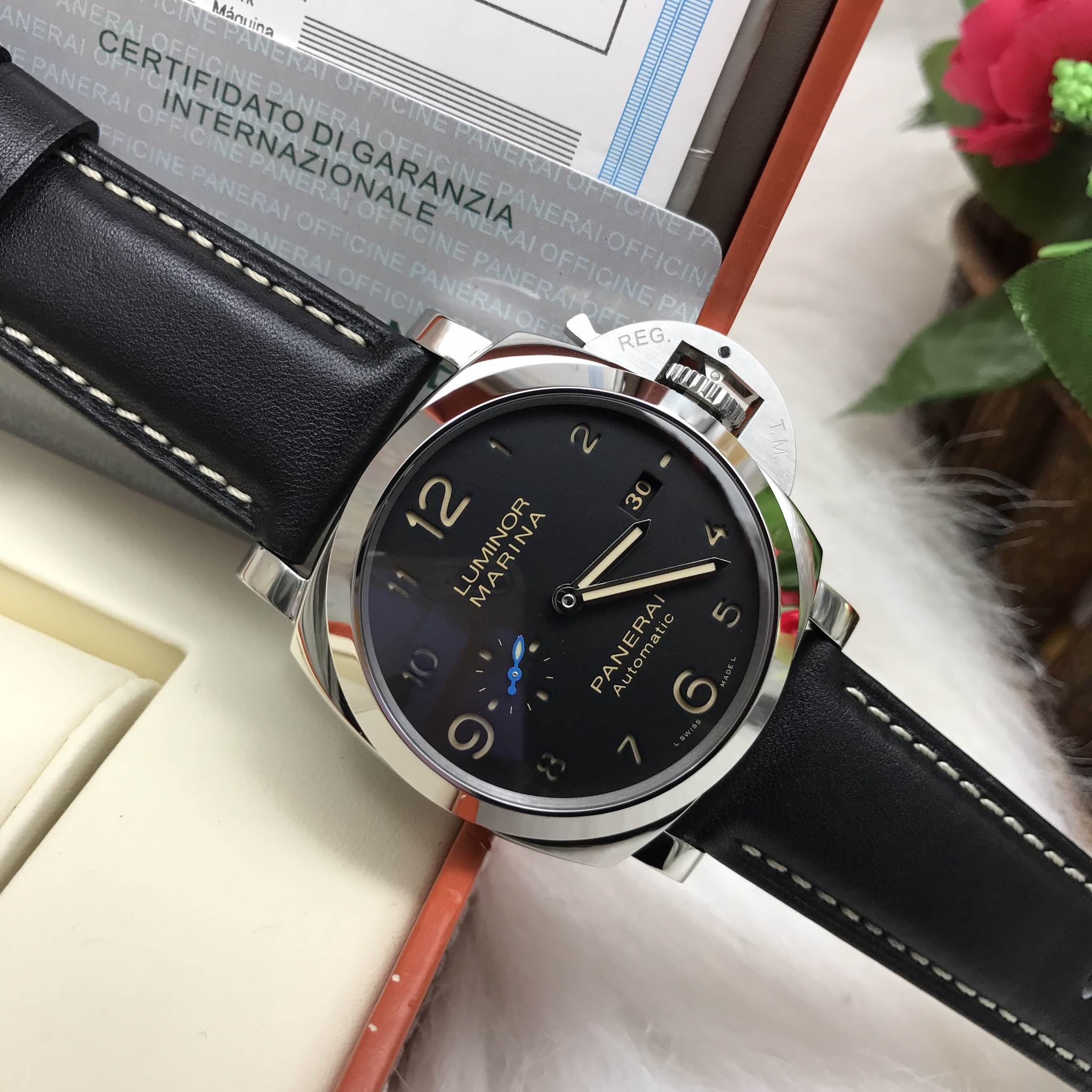นาฬิกา Panerai รุ่น Luminor Marina Automatic Pam 499 Mirror Swiss